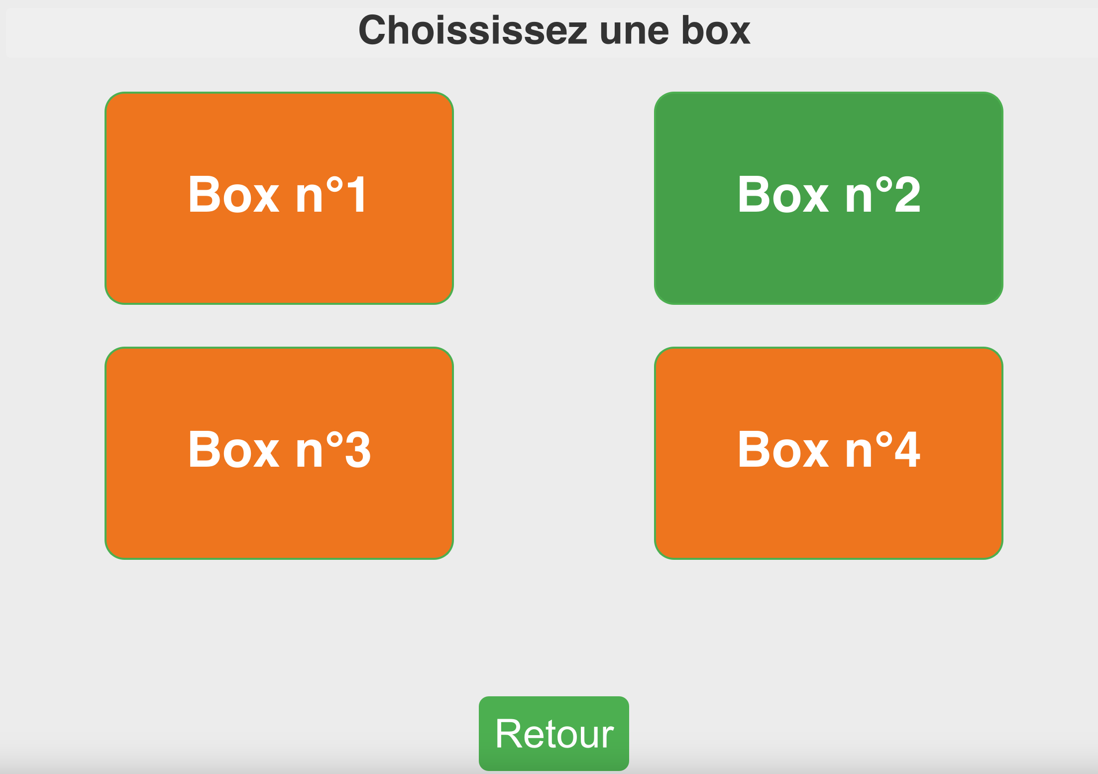 Choisissez une box